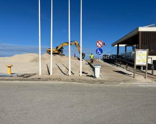 Limpeza de passadiços nas praias está concluída.