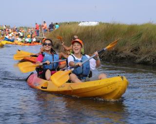 Passeio de Kayak pelas Ribeiras de Veiros junta 300 participantes.