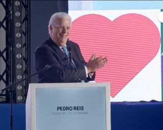 ministro da economia na abertura do congresso da ahresp