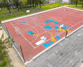 polidesportivo da malhada tem nova imagem