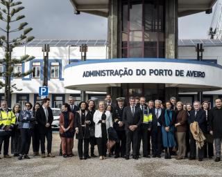 Porto de Aveiro apresenta-se aos diplomatas de países da UE.
