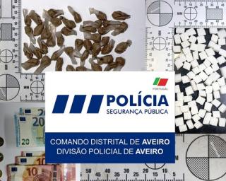 Aveiro: PSP deteve suspeitos de tráfico de estupefacientes.