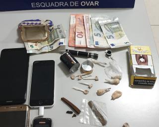 Murtosa: Três pessoas detidas por tráfico de estupefacientes.