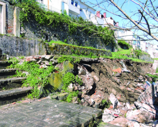 Câmara de Aveiro avança para a estabilização de taludes junto ao Cais da Fonte Nova.