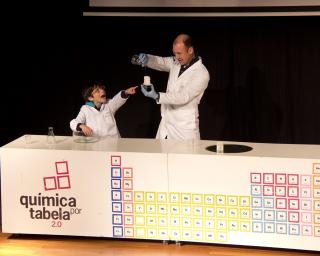 “Química por Tabela 2.0” selecionado para a final da Competição Europeia de Shows de Ciência “Science Me”.