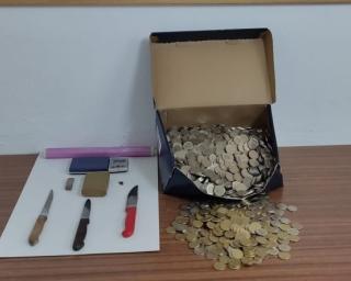 GNR deteve traficante de drogas que tinha na sua posse 4220 euros em moedas.