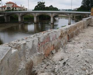 Águeda: Rio em baixa para obras no sistema de drenagem.