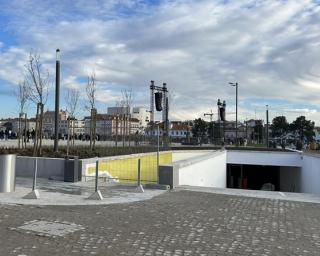 Parque de Estacionamento do Rossio abre ao público amanhã (quinta-feira).