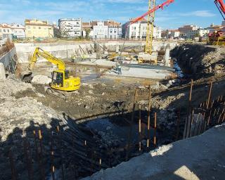 Aveiro: Autarquia guia visita às obras do Rossio.