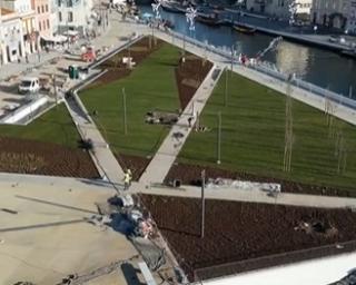 Aveiro: Ribau Esteves defende que novo Rossio evoca riqueza histórica do local.