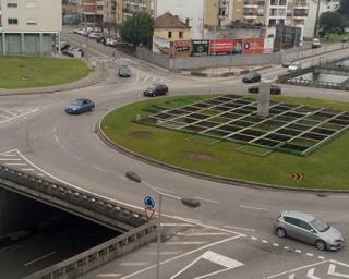 Aveiro: Obras nma rotunda do Glicínias condicionam circulação.