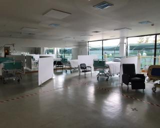 Hospital de Ovar cria nova enfermaria para receber exclusivamente doentes com Covid-19.