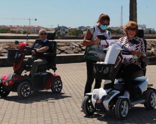 Ílhavos: Seniores em corrida sobre rodas.