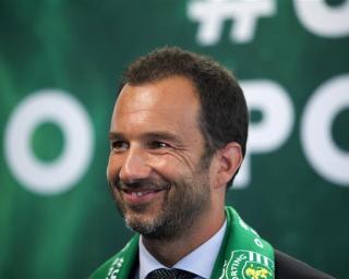 Frederico Varandas na inauguração da sede do núcleo do Sporting de Aveiro.