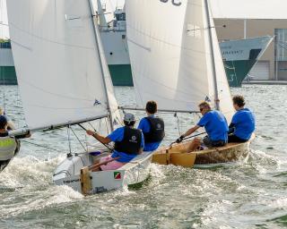 Vauriens em regata no Sporting Clube de Aveiro.