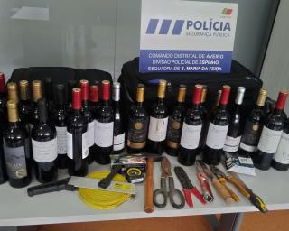 PSP: Ladrão preso em SM Feira.