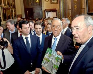 Vista Alegre assina prato marcador oferecido ao Presidente da República em Braga.